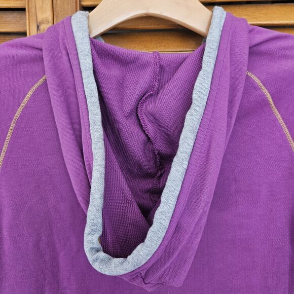 Millet Hoodie Womens XS Warm Baselayer Gorpcore Mountain Purple‎ V-Neck Pullover - Picture 7 of 10